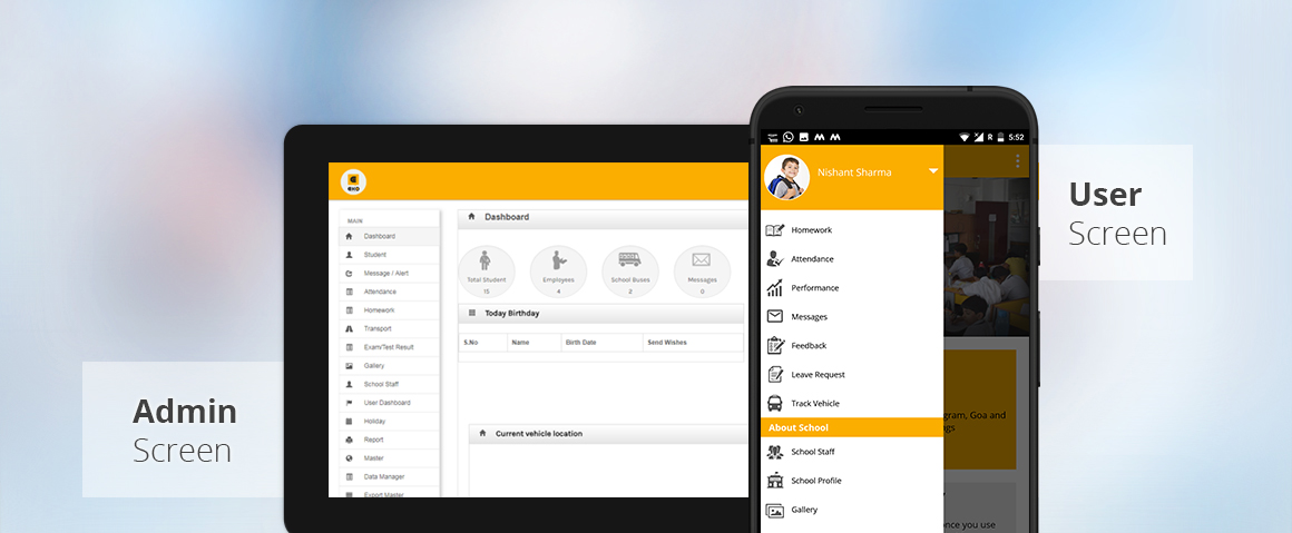 ERP with mobile App